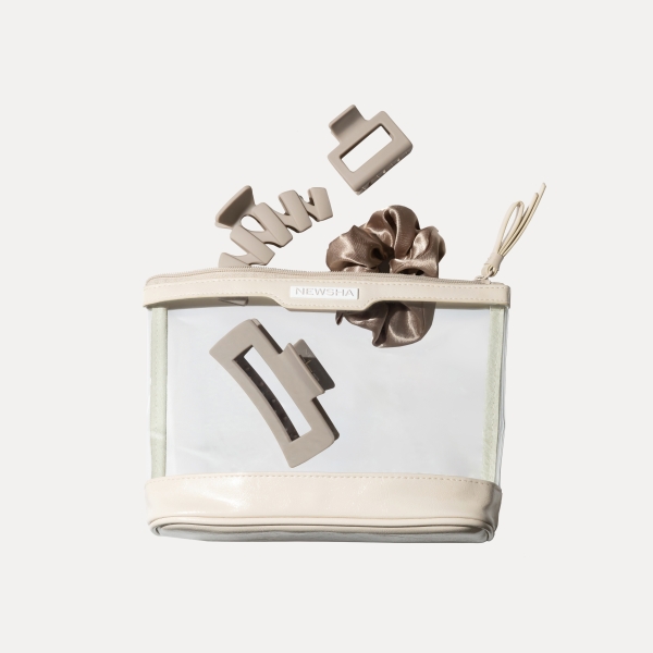 Hair Accessories Set Beige | 4er