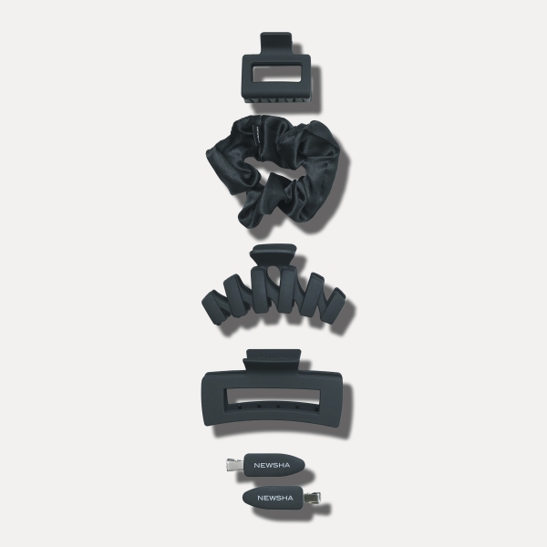 Hair Accessories Set Schwarz | 5er